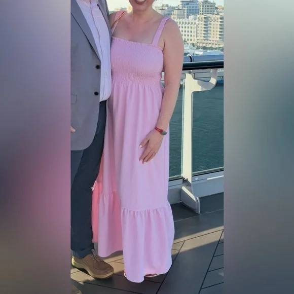 Hill House Home Anjuli Ballerina Pink Crepe Large - Picture 4 of 4